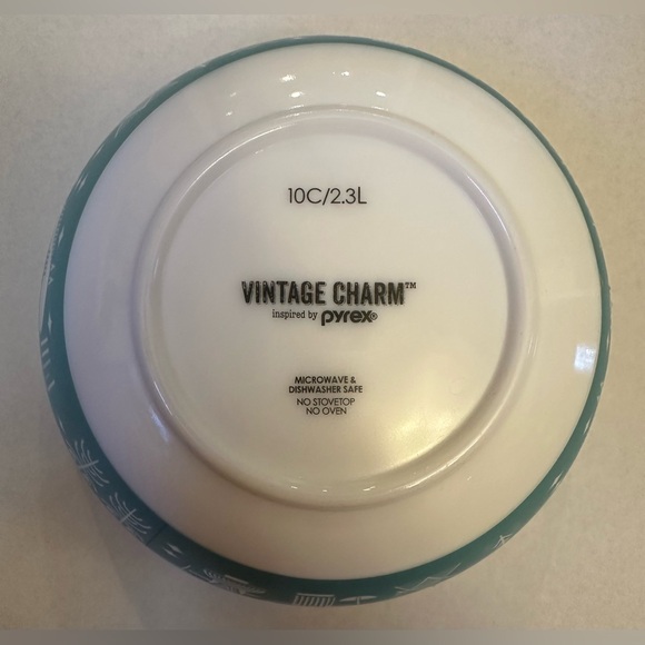 Vintage charm inspired by Pyrex bowl 10C/2.3L - Picture 2 of 6